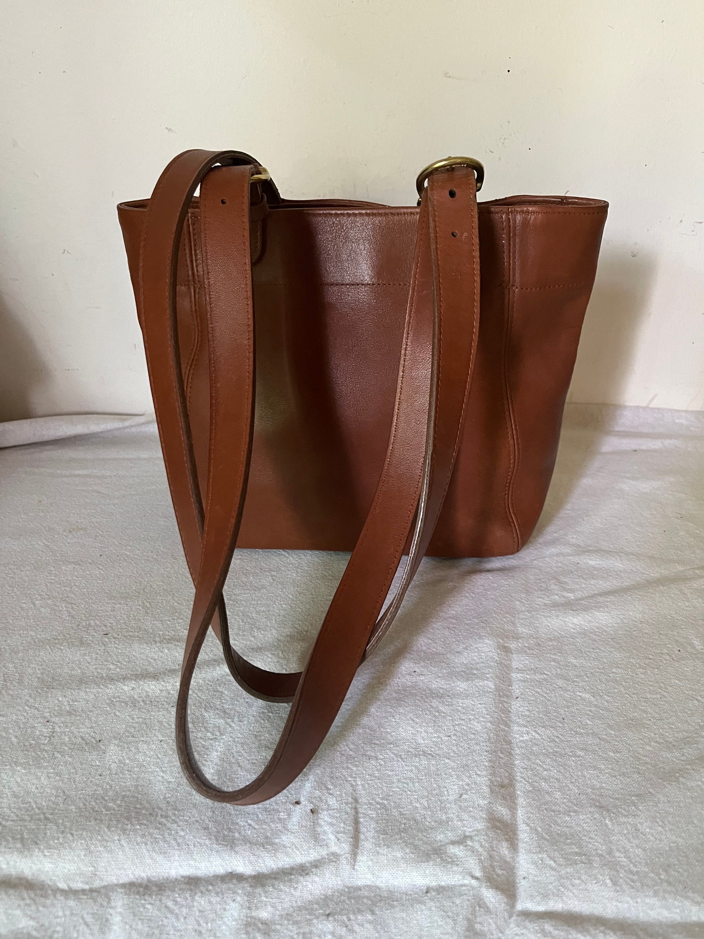 Coach Vintage Soho Carryall Bucket Bag Brown Shoulder Tote Purse