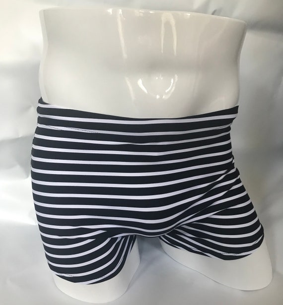 vintage style swim trunks