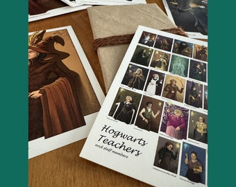 Teachers | Postcard | 4'' x 6'' | 23 x cards in the packet | For lover of wizards, sorcerer and school | Gift for the geek in your life