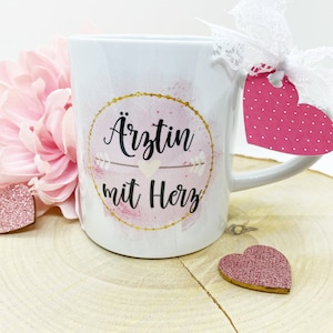 Mug with heart handle or normal handle - doctor gift personalized - nurse - nurse