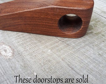 Solid Walnut Door Stop Door Stopper Personalized Wooden -  Israel