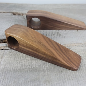 Large Solid Walnut Door Stop, Door Stopper, Personalized, Wooden Door Stop, Gift, Home Improvement, Handmade, Home Decor, Door Wedge
