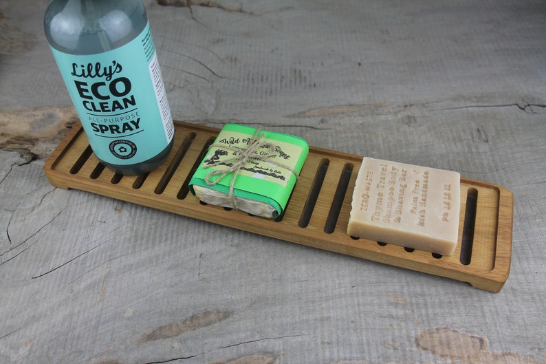 Extra Large Self Draining Teak Wooden Soap Dish Handmade Soap Etsy