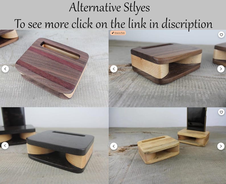 Amplificador pasivo de madera y soporte para smartphone, nogal y arce, soporte de madera para teléfono, regalo personalizado, altavoz acústico imagen 11