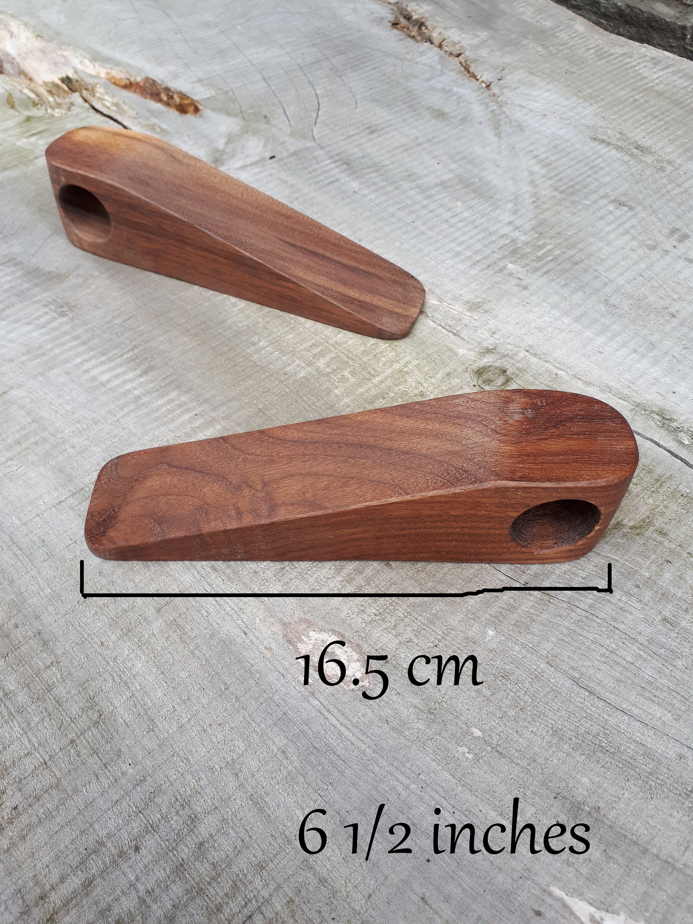 Solid Oak Door Stop Door Stopper Personalized Wooden Door -  Israel