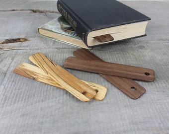 Handmade Wooden Bookmarks, Unique Personalised Book Lovers Gift