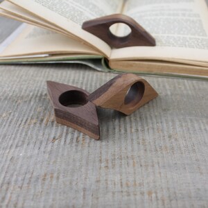 Wood Book Page Holder, Book Buddy, Thumb Page Holder, Book Lover Gift, Reading Aid, Personalized Gift image 13