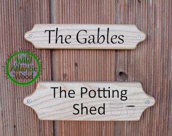 Personalized Ash Wood Sign Can Be Engraved With Your Own Message, Handmade Customized Wooden Signs