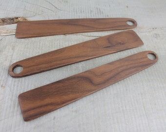 Handmade Walnut Wood Spatula, Personalized Kitchen Utensil