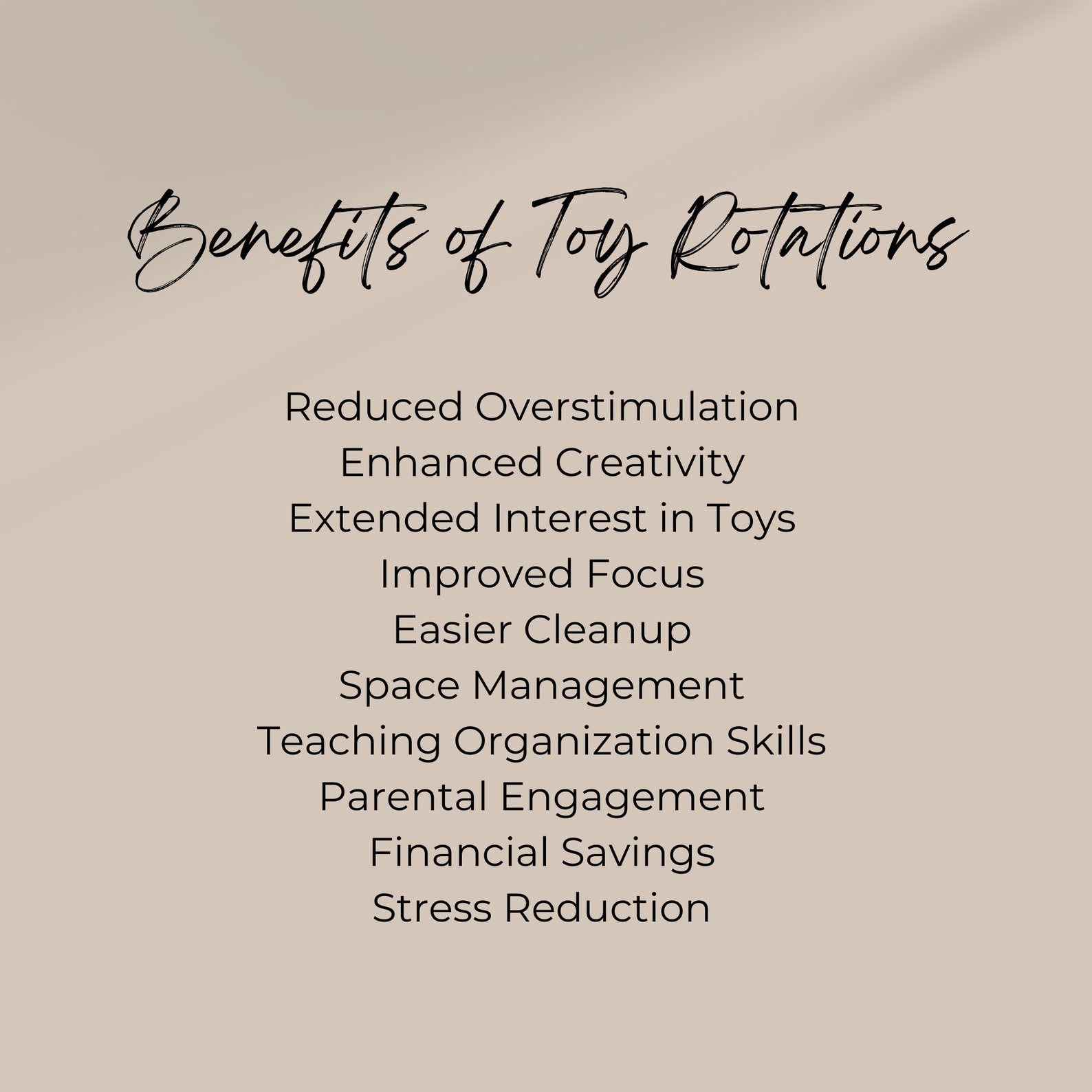 Organize Playtime: Toy Rotation Schedule Template - Instant Download ...