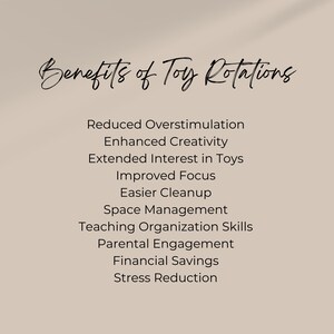 Organize Playtime: Toy Rotation Schedule Template - Instant Download ...