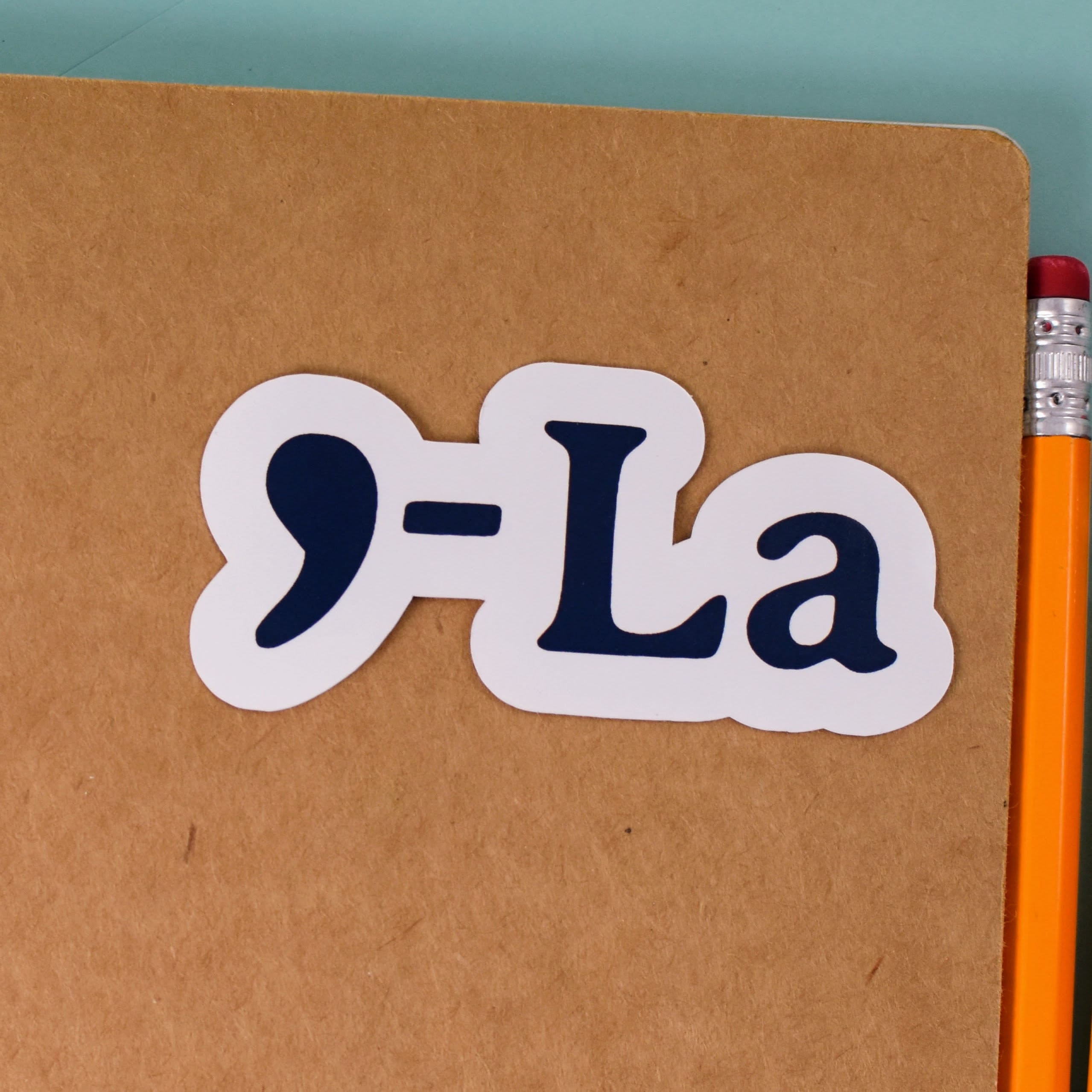 Kamala Harris, Comma-La Sticker, Laptop Sticker, Feminist Sticker