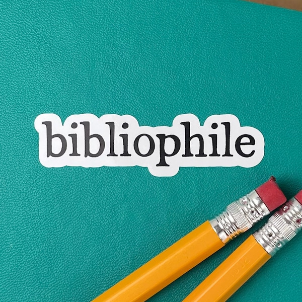 Bookish Stickers, Bibliophile, Laptop Stickers