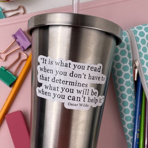 Oscar Wilde, What You Read, Literary Quotes, Book Club Gifts image 2
