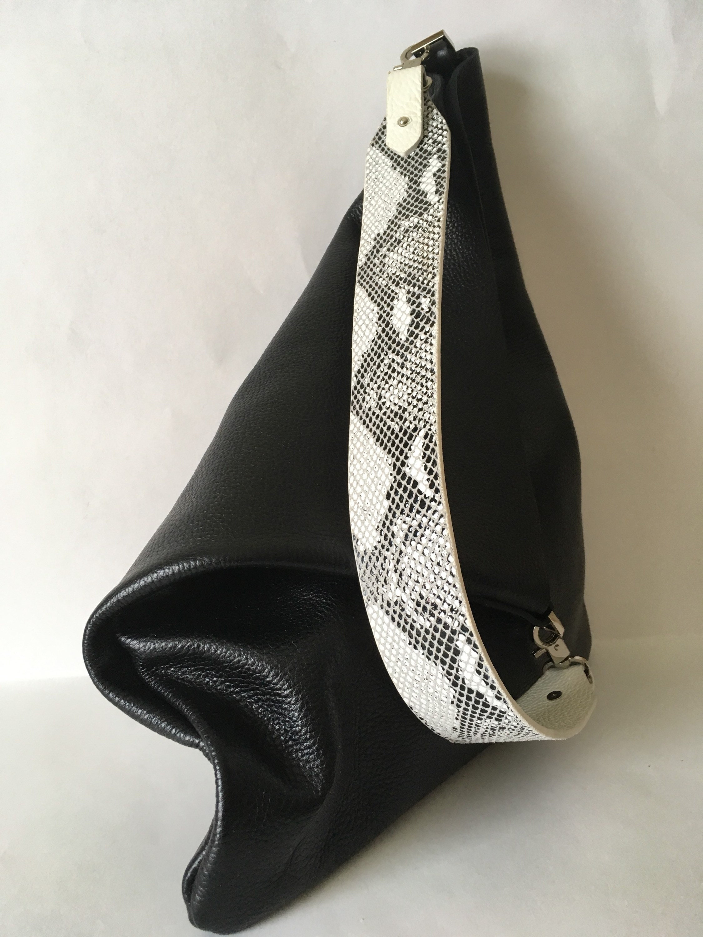 Hobo bag Animal print bags guitar leather bag Strap 40 mm Etsy