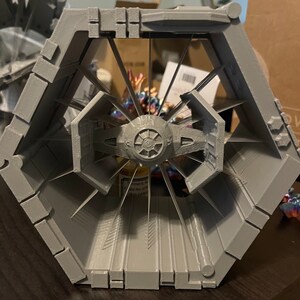 Suspended Tie Fighter Art