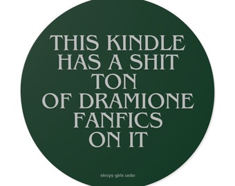 Kindle Dramione Round Vinyl Stickers