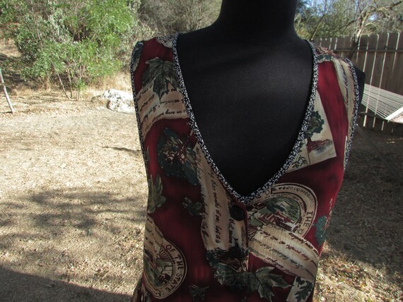 Unique print Rust Overdress - image 7