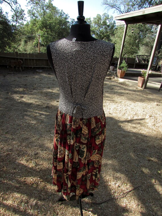 Unique print Rust Overdress - image 4