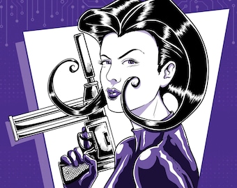 Aeon Flux 5x7 mini-print