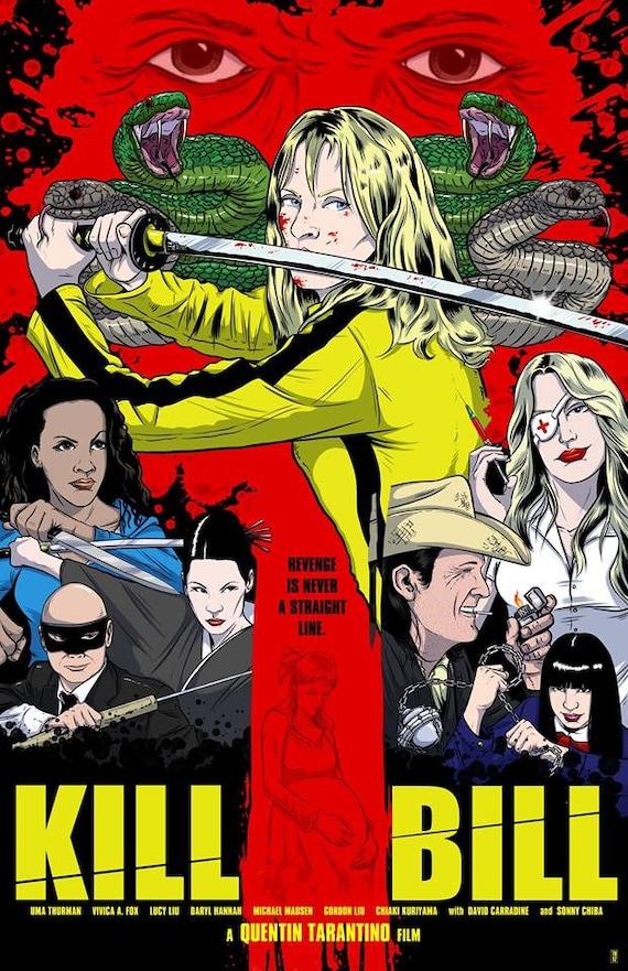Kill Bill Print - Etsy Kill Bill Print - Etsy