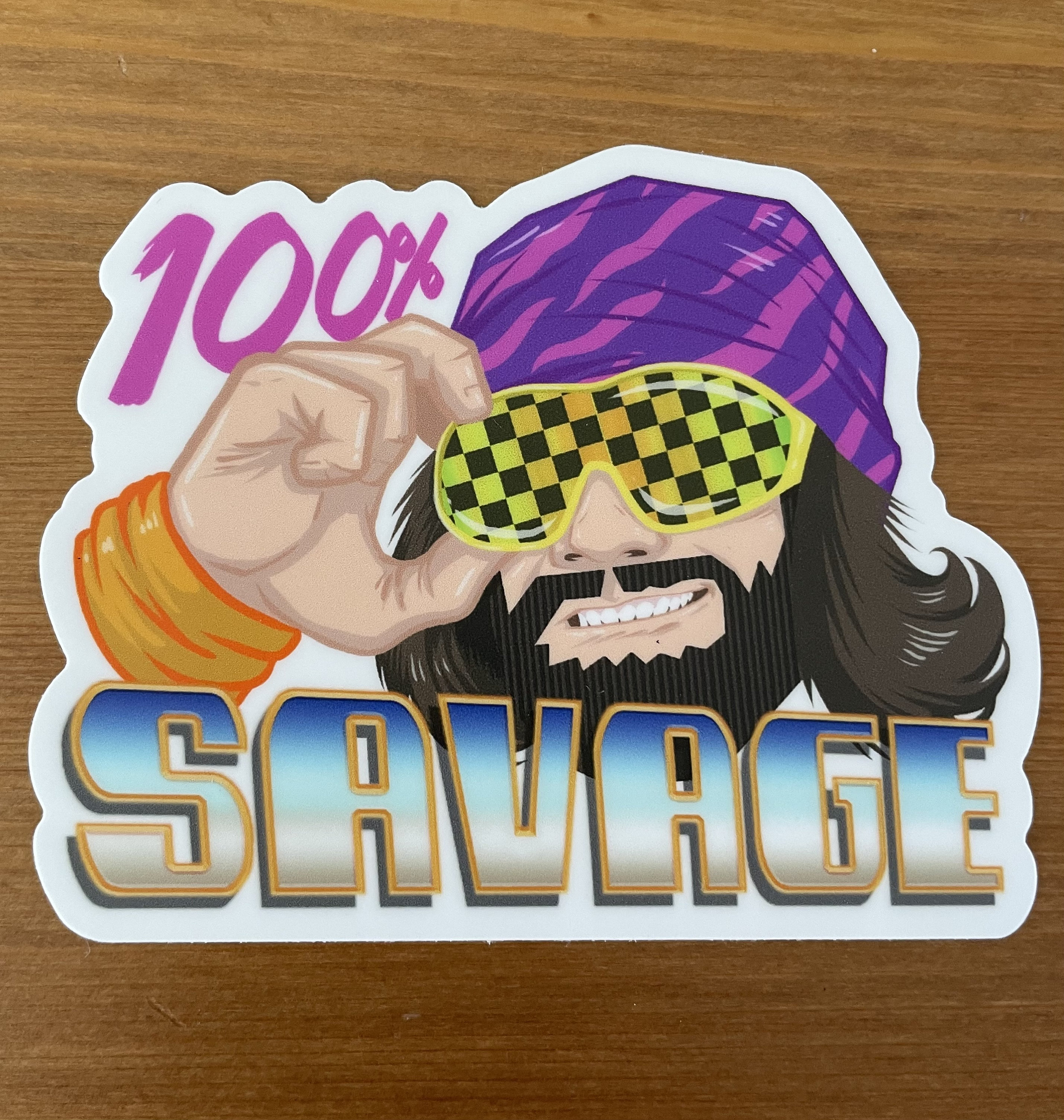 100% Savage Sticker - Etsy