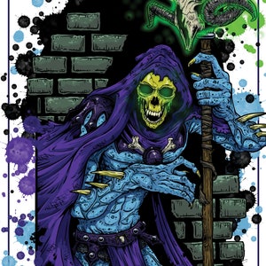Skeletor 5x7 mini-print