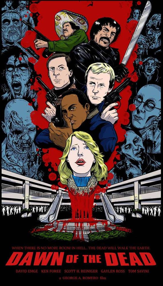 Living Dead 1978 Dawn Of The Dead Stream Dawn Of The Dead Print