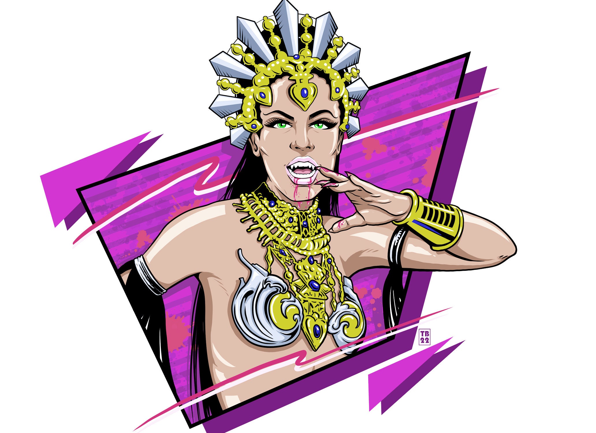 Akasha Queen of the Damned 13x18 Mini-Print