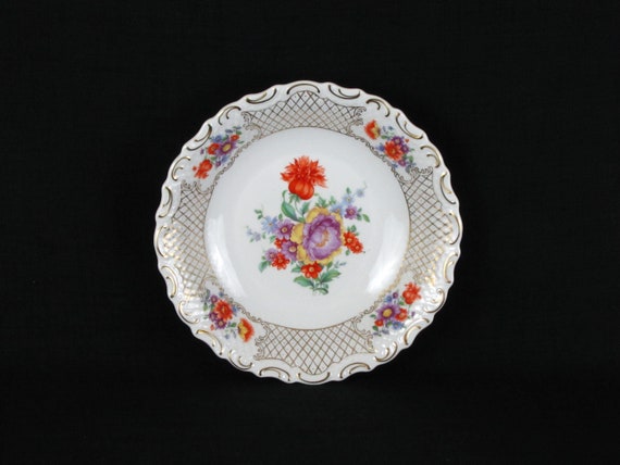Schumann Bavaria Germany U.S Zone Vintage Porcelain Colorful