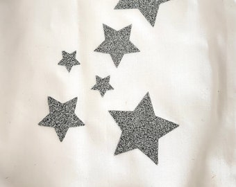 Stars Decal for leavers shirt | PRIMARY LEAVERS 2026 iron-on vinyl label sticker | iron-on at home design