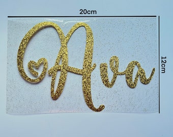 Custom Leavers Shirt Iron-On Decal | Personalized Name Design