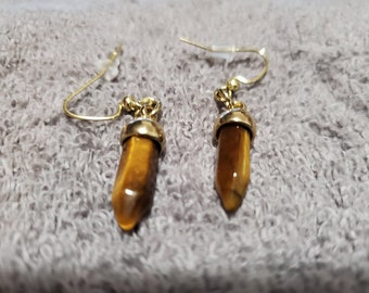 tiger eye earrings