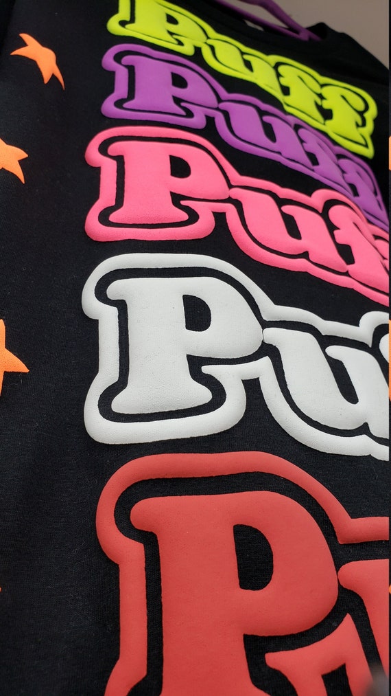 Black PARART 3D Puff Heat Transfer Vinyl (HTV)