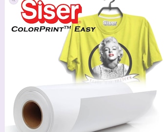 Siser EasySubli HTV - Printable Sublimation Heat Transfer Vinyl - 10 Sheets  of EasySubli (8.4x11) and 10 Sheets of EasySubli Mask (8x10)