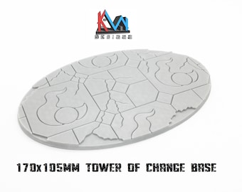 Base para Torre del Cambio impresa en 3D de 170 x 105 mm