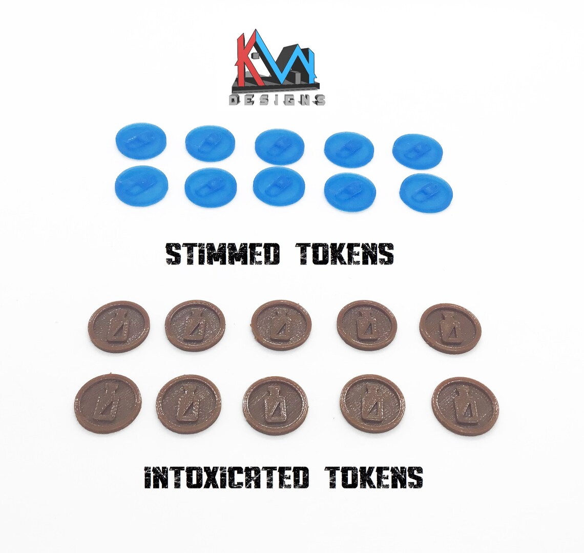 3D Printed Necromunda Expansion Token Set 110 Tokens | Etsy