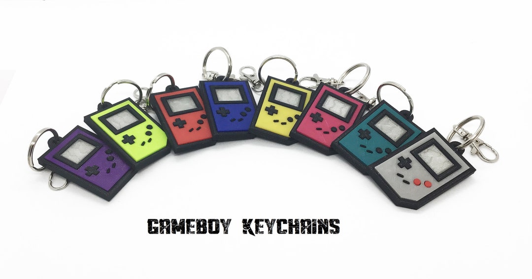 3D Printed Gameboy Keychains Etsy