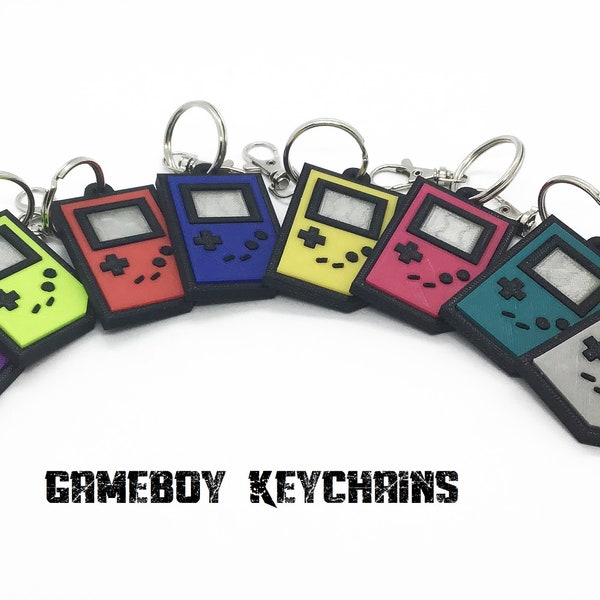 3D Printed - Gameboy Keychains