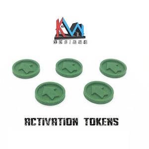3D Printed - Grimdark Future - Activation Tokens