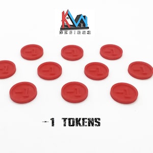 3D Printed - -1 Tokens / Markers