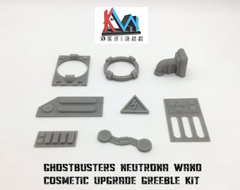 3D Printed - Ghostbusters Haslab '84 / Spengler Neutrona Wand - Cosmetic Upgrade Greeble Kit