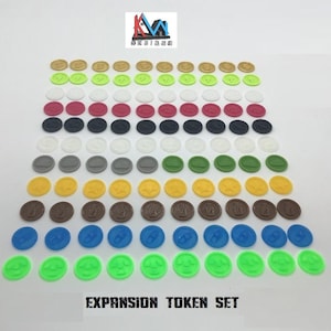 3D Printed - Hive Gang War Expansion Token Set - (110 Tokens)
