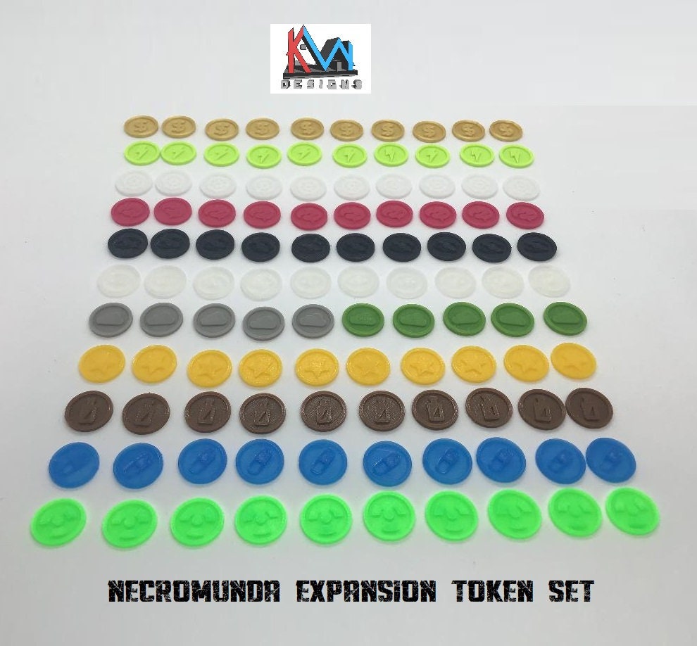 3D Printed Necromunda Expansion Token Set 110 Tokens | Etsy