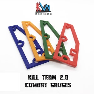 3D Printed - Kill Team 2.0 Combat Gauge / Range Ruler