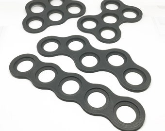 3D-geprint - 25 mm basisverplaatsingsladen (5 sleufladen)