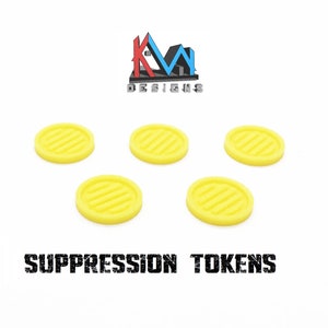 3D Printed - Grimdark Future - Suppression Tokens