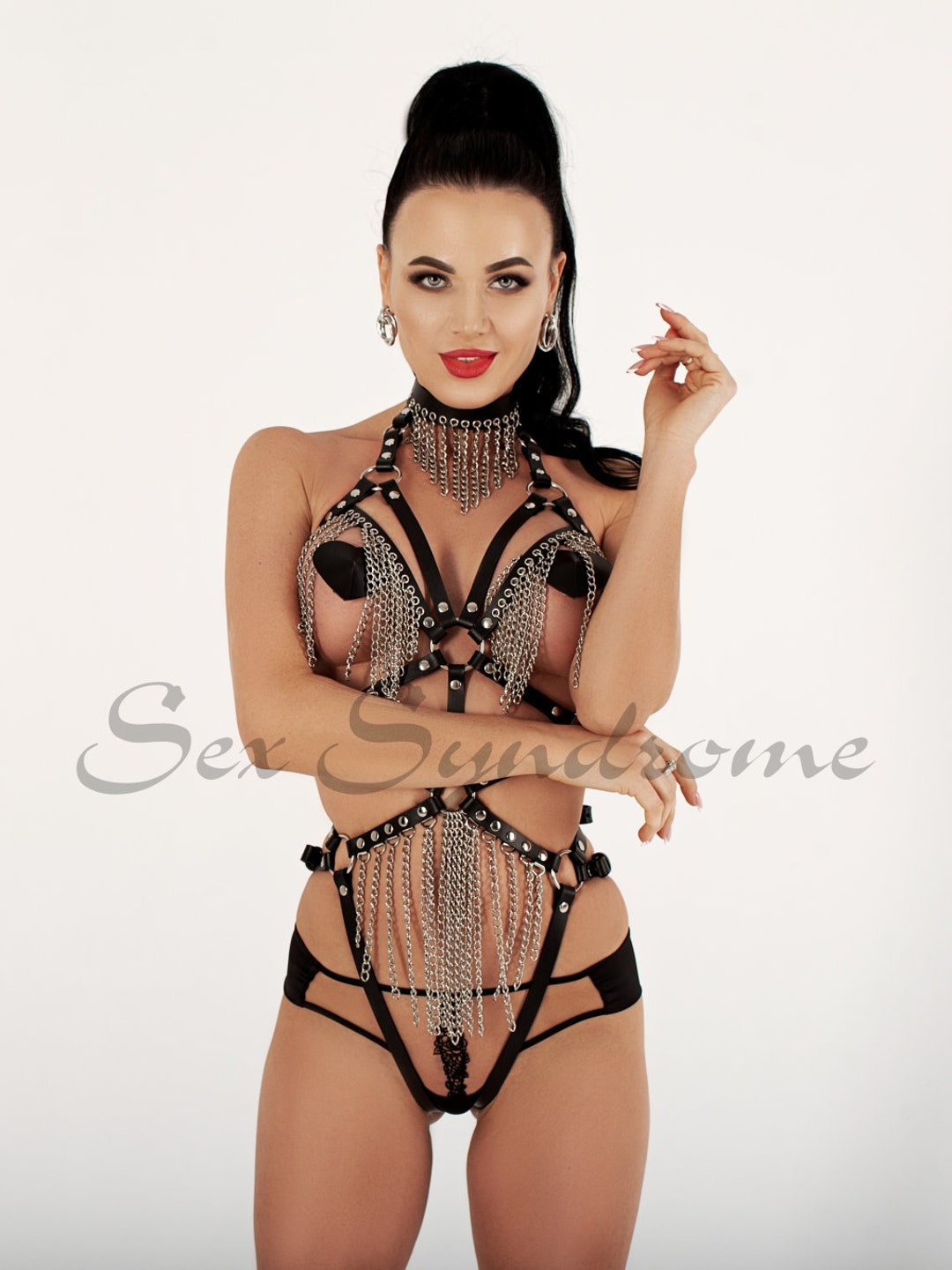 So Addictive Harnessed Bodysuit main image 0