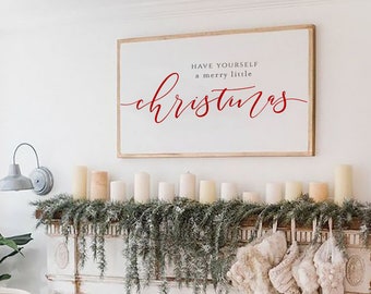 Christmas Wall Art Etsy