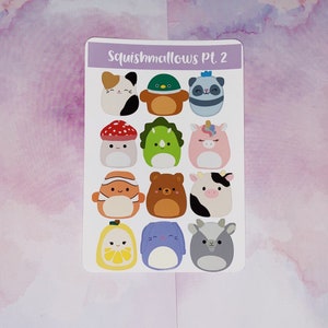 Squishmallow-stickervel deel 2